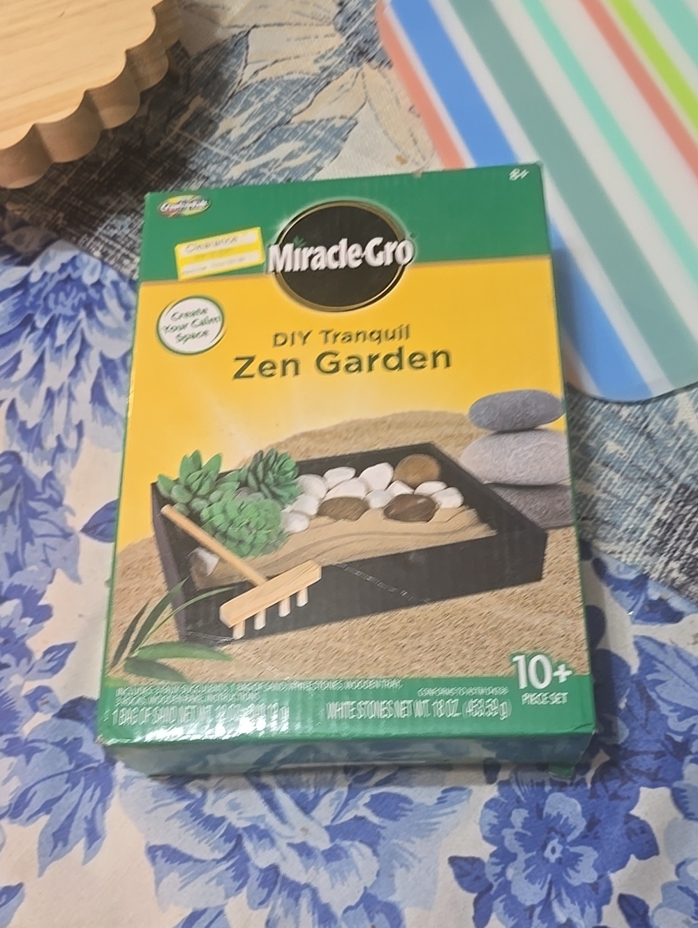❤️5/$25 New Miracle DIY Tranquil Zen Garden for Kids - Green & Yellow